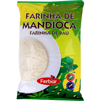 Mostrar detalhes para Farinha Mandioca FERBAR 500g Imagem de Farinha Mandioca FERBAR 500g