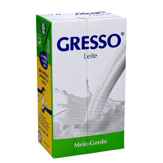 Imagem de Leite Uht Meio Gordo GRESSO 6x1L