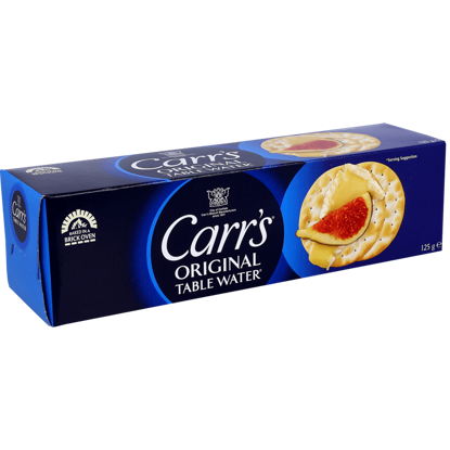 Mostrar detalhes para Bolacha Cracker Table Water CARR'S 125g Imagem de Bolacha Cracker Table Water CARR'S 125g