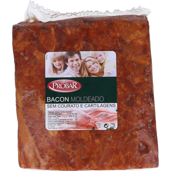 Imagem de Bacon Fumado Em Metades Moldado Probar (kg)