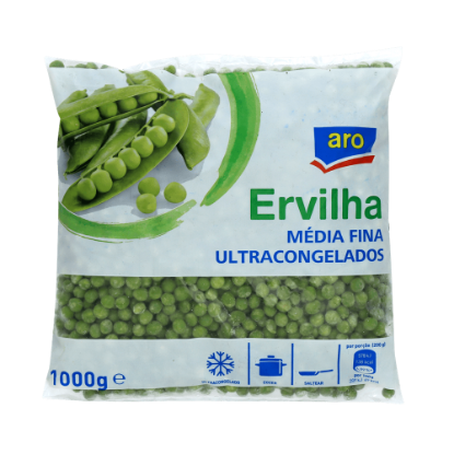 Mostrar detalhes para Ervilhas Congeladas ARO 1kg Imagem de Ervilhas Congeladas ARO 1kg