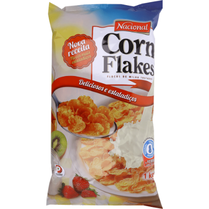Mostrar detalhes para Cereais Corn Flakes NACIONAL 1kg Imagem de Cereais Corn Flakes NACIONAL 1kg