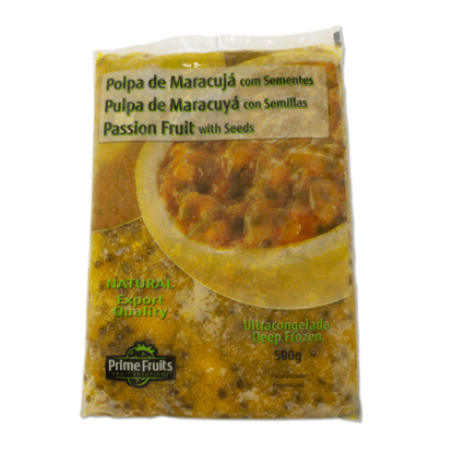 Mostrar detalhes para Polpa de Maracujá Com Sementes BRASFRUIT 500g Imagem de Polpa de Maracujá Com Sementes BRASFRUIT 500g