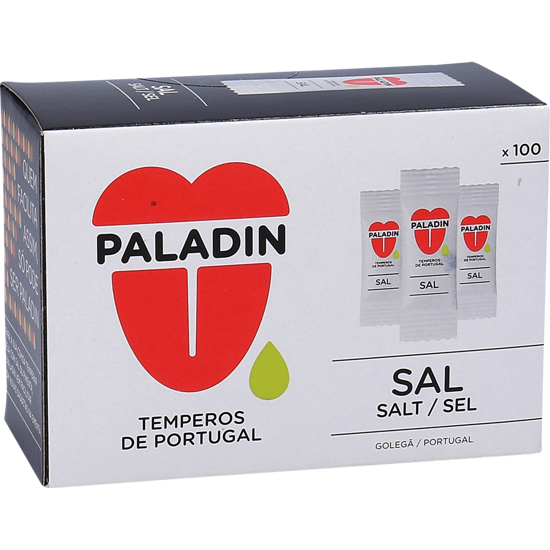 Imagem de Sal Fino em Saquetas PALADIN 100x1g