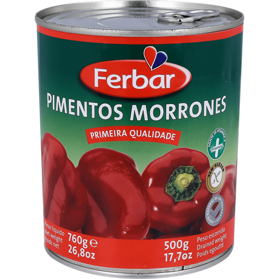 Imagem de Pimentos Morrones Inteiros FERBAR 760g