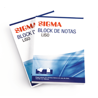 Mostrar detalhes para Bloco de Notas A7 Com Folhas Quadriculadas SIGMA 10un Imagem de Bloco de Notas A7 Com Folhas Quadriculadas SIGMA 10un