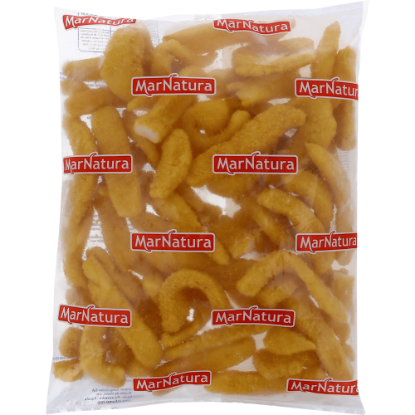 Mostrar detalhes para Pota Tiras Panadas MAR NATURA 1kg Congelada Imagem de Pota Tiras Panadas MAR NATURA 1kg Congelada