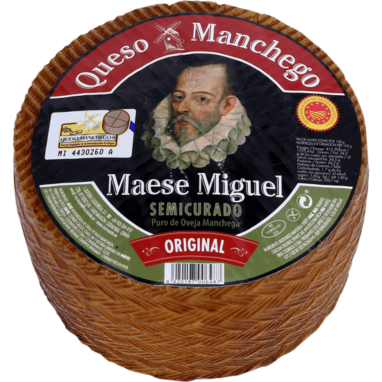 Imagem de Queijo Manchego Maese Miguel 1kg 3ml (kg)