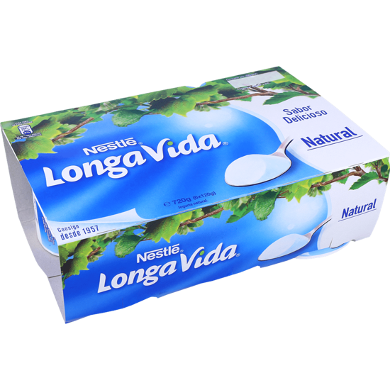 Imagem de Iogurte Natural LONGA VIDA 6x120g