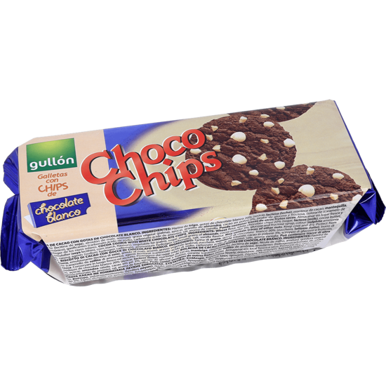 Imagem de Bolacha Choco-Chips de Chocolate Branco GULLÓN 125g