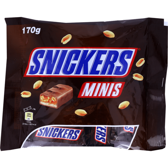 Imagem de Chocolate Mini SNICKERS 170g