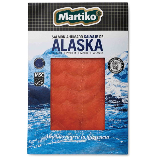 Imagem de Salmão Fumado Selvagem Alaska MARTIKO 80g