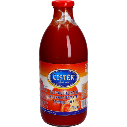 Mostrar detalhes para Polpa de Tomate Garrafa CISTER 1L Imagem de Polpa de Tomate Garrafa CISTER 1L