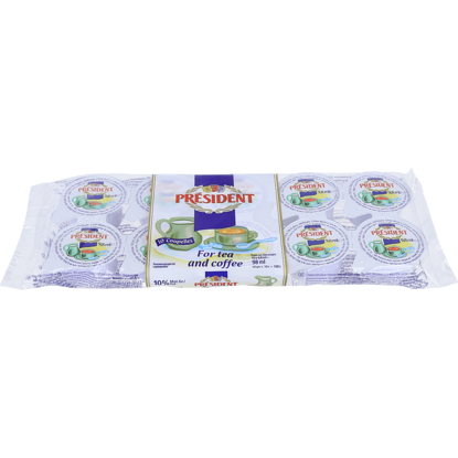 Mostrar detalhes para Natas Para Café PRÉSIDENT 10x9,8ml Imagem de Natas Para Café PRÉSIDENT 10x9,8ml