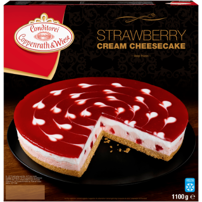 Mostrar detalhes para Cheesecake de Morango CONDITOREI 1,1kg Imagem de Cheesecake de Morango CONDITOREI 1,1kg