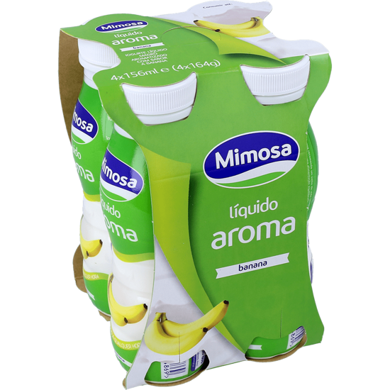 Imagem de Iogurte Líquido de Banana MIMOSA 4x156ml