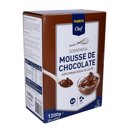 Imagem de Preparado Para Mousse Chocolate MAKRO CHEF 2x600g