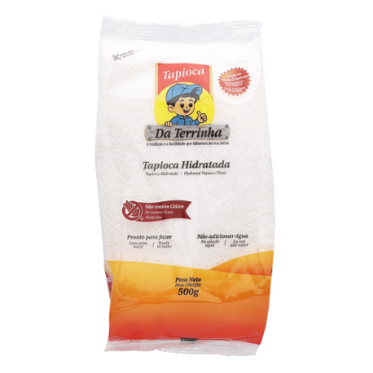 Mostrar detalhes para Tapioca Hidratada TERRINHA 500g Imagem de Tapioca Hidratada TERRINHA 500g