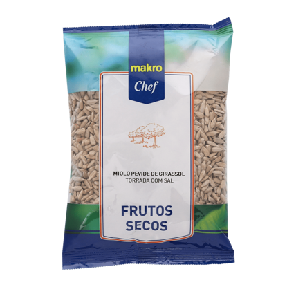 Mostrar detalhes para Sementes de Girassol Torradas Com Sal MAKRO CHEF 250g Imagem de Sementes de Girassol Torradas Com Sal MAKRO CHEF 250g
