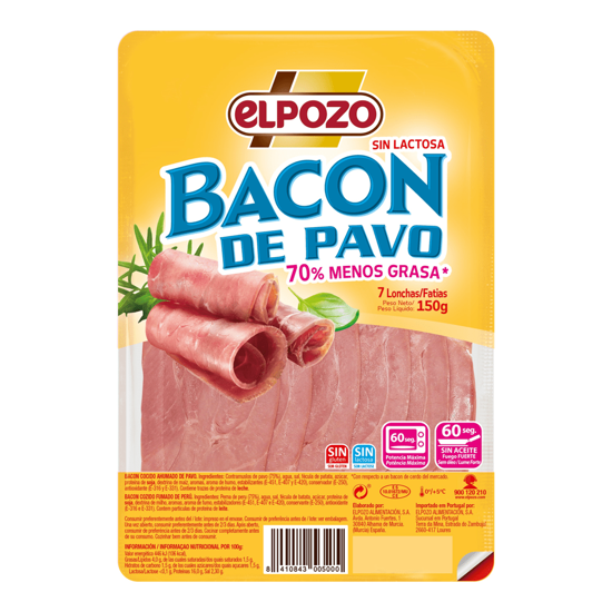 Imagem de Fatias de Bacon de Peru ELPOZO 150g