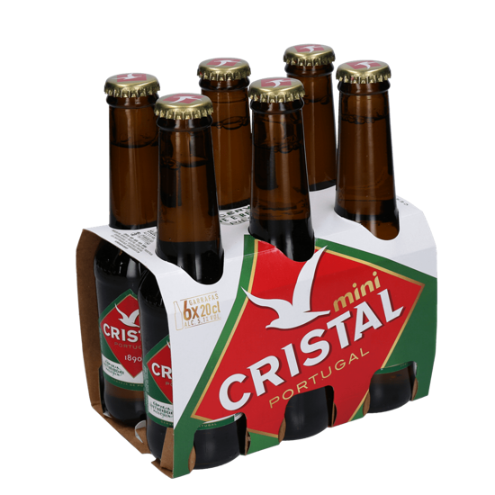 Imagem de Cerveja Com Álcool CRISTAL 6x20cl