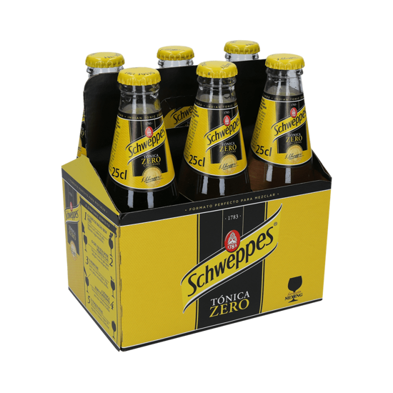 Imagem de Água Tónica Zero SCHWEPPES 6x25cl