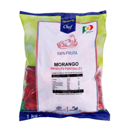 Mostrar detalhes para Morangos Congelados MAKRO CHEF 1kg Imagem de Morangos Congelados MAKRO CHEF 1kg
