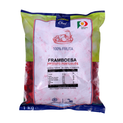 Mostrar detalhes para Framboesas Congeladas MAKRO CHEF 1kg Imagem de Framboesas Congeladas MAKRO CHEF 1kg