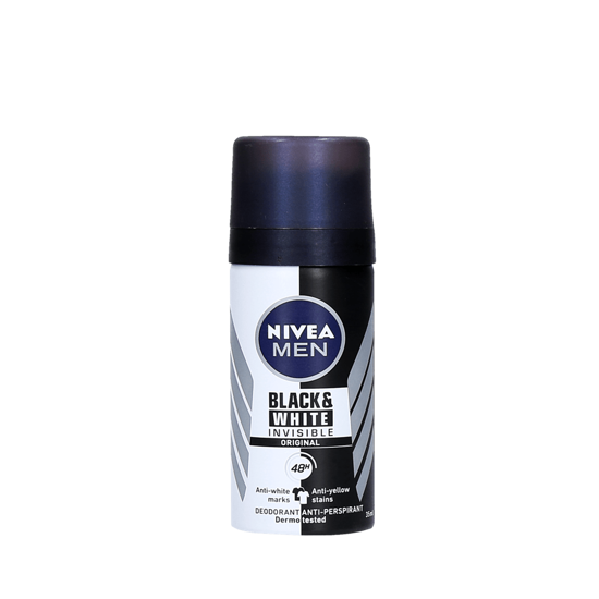 Imagem de Desodorizante em Spray Invisible Black&White Men NIVEA 35ml