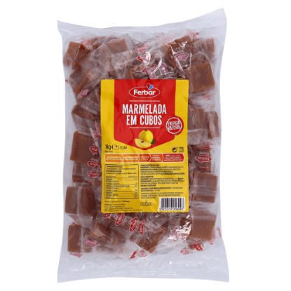 Mostrar detalhes para Marmelada em Cubos FERBAR 1kg Imagem de Marmelada em Cubos FERBAR 1kg