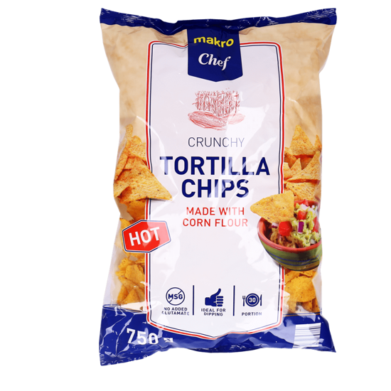 Imagem de Chips de Tortilha Picante MAKRO CHEF 750g