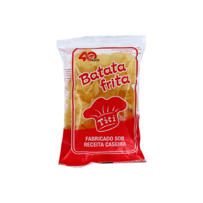 Mostrar detalhes para Batata Frita Lisa TI-TI 50g Imagem de Batata Frita Lisa TI-TI 50g