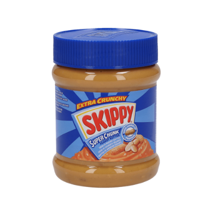 Mostrar detalhes para Manteiga de Amendoim Com Pedaços SKIPPY 340g Imagem de Manteiga de Amendoim Com Pedaços SKIPPY 340g