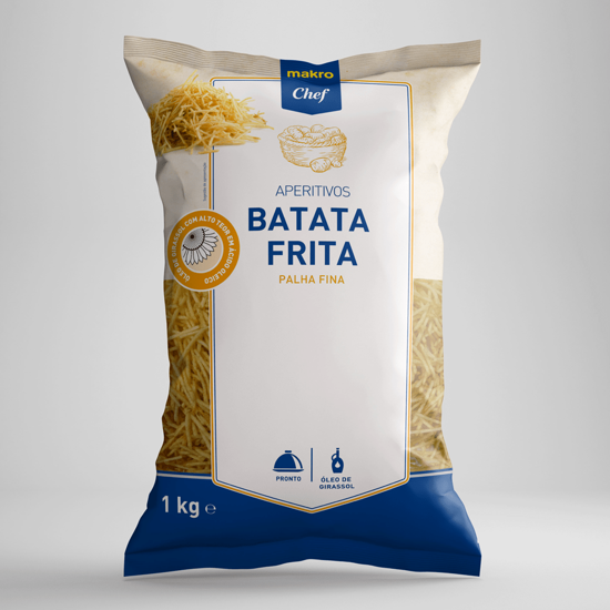 Picture of Batata Frita Palha Fina Com Sal MAKRO CHEF 1kg