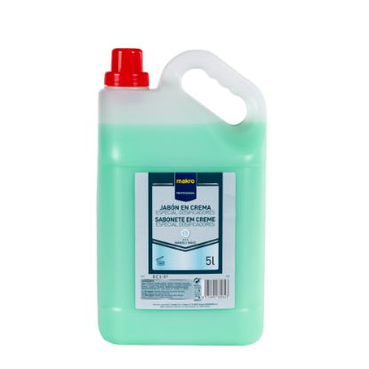 Mostrar detalhes para Sabonete em Creme de Mãos MAKRO PROFESSIONAL 5L Imagem de Sabonete em Creme de Mãos MAKRO PROFESSIONAL 5L