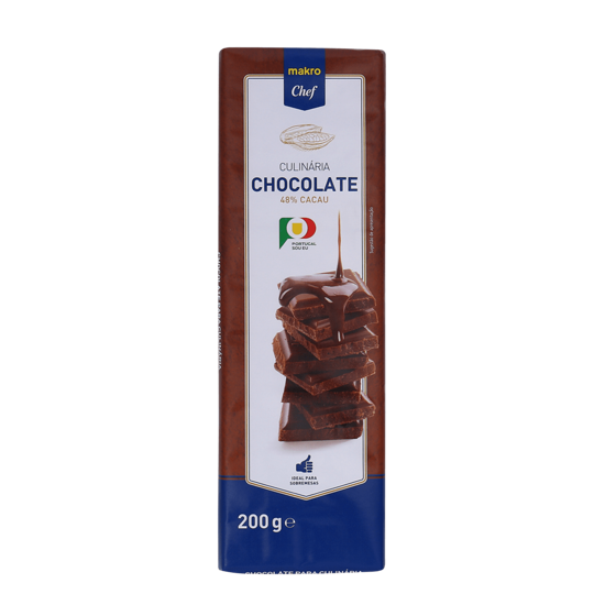 Imagem de Chocolate 48% Para Culinária MAKRO CHEF 200g