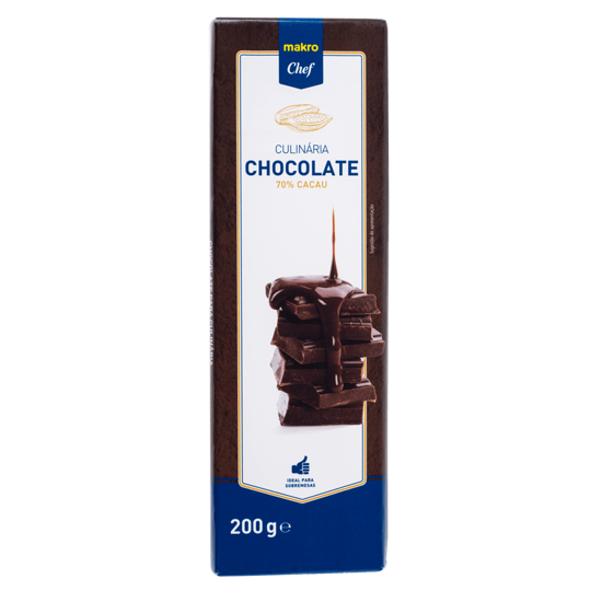 Imagem de Chocolate 70% Para Culinária MAKRO CHEF 200g