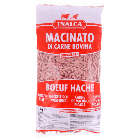 Imagem de Carne Picada de Bovino INALCA 1kg Congelada