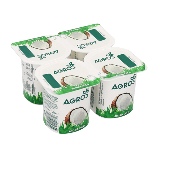 Imagem de Iogurte Com Aroma de Coco AGROS 4x120g