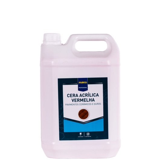 Imagem de Cera Acrílica Vermelha Para Cerâmica MAKRO PROFESSIONAL 5L