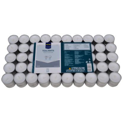 Mostrar detalhes para Caixa Velas Tealights 8 Horas MAKRO PROFESSIONAL 100un Imagem de Caixa Velas Tealights 8 Horas MAKRO PROFESSIONAL 100un