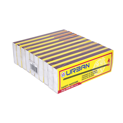 Mostrar detalhes para Fósforos 170Mm URBAN 10un Imagem de Fósforos 170Mm URBAN 10un