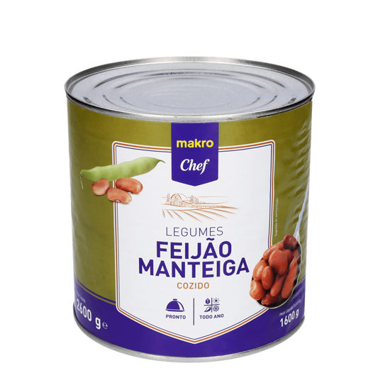 Imagem de Feijão Manteiga MAKRO CHEF 2,6kg