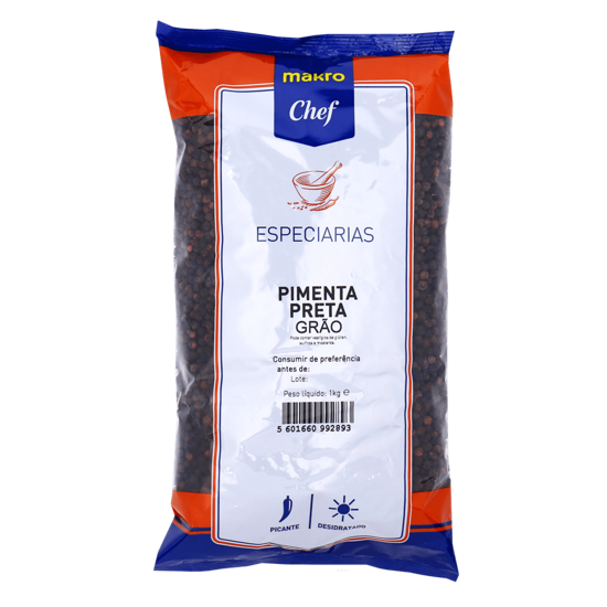 Imagem de Pimenta Preta em Grão MAKRO CHEF 1kg