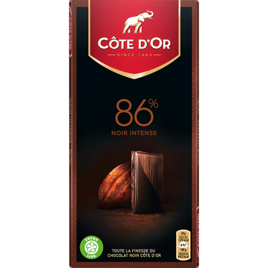 Imagem de Chocolate Negro 86% COTE D'OR 100g