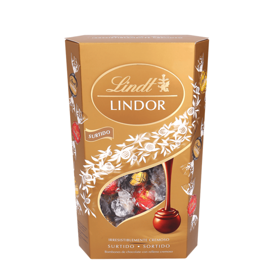 Imagem de Bombons de Chocolate Cornet Sortidos LINDOR 600g
