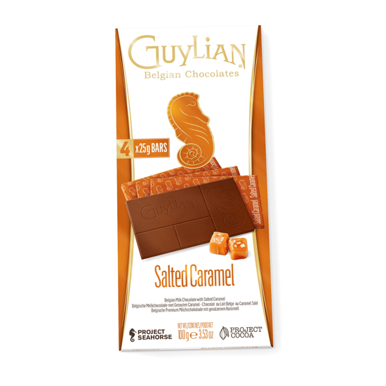 Imagem de Tablete de Chocolate de Leite Com Caramelo Salgado GUYLIAN 100g