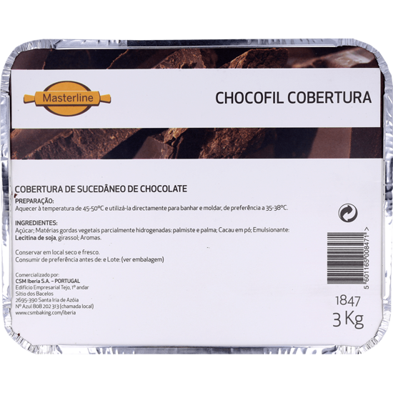 Imagem de Cobertura Chocolate MASTERLINE 3kg