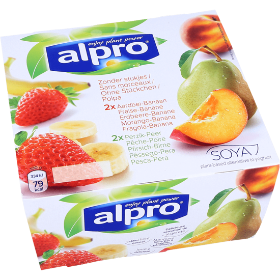 Imagem de Iogurte de Soja Com Sabor Apolpa de Fruta ALPRO 4x125g