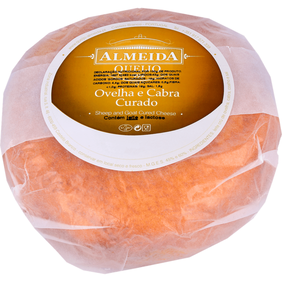 Imagem de Queijo de Ovelha e Cabra Curado Queijaria Almeida 1,1kg (kg)